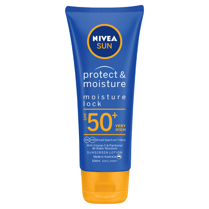 NIVEA SUN Protect & Moisture Moisture Lock SPF50+ Sunscreen Lotion 100mL