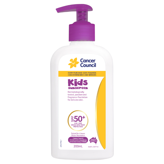 Cancer Council Kids Sunscreen Pump SPF50+ 200mL