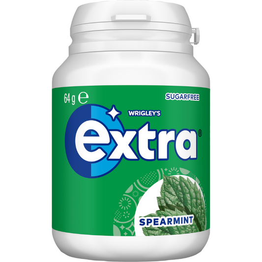 EXTRA Spearmint Sugar Free Chewing Gum 64g