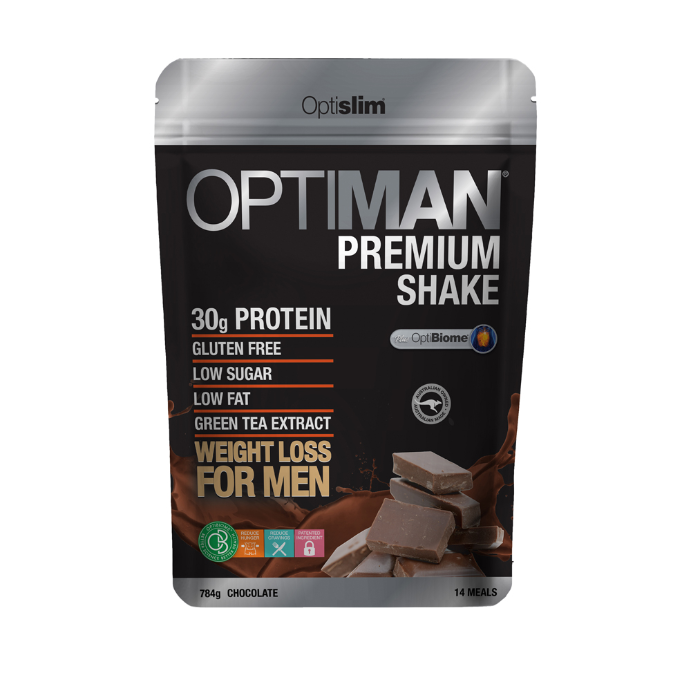 OPTISLIM OptiMan Premium Shake Chocolate 784g