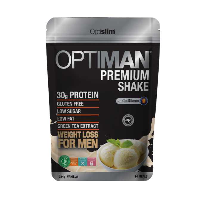 OPTISLIM VLCD OptiMan Premium Shake Vanilla 784g