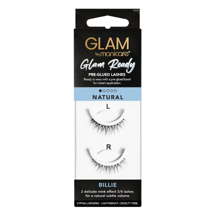 Glam by Manicare Billie Glam Ready Pre-Glued Lashes 1 Pair