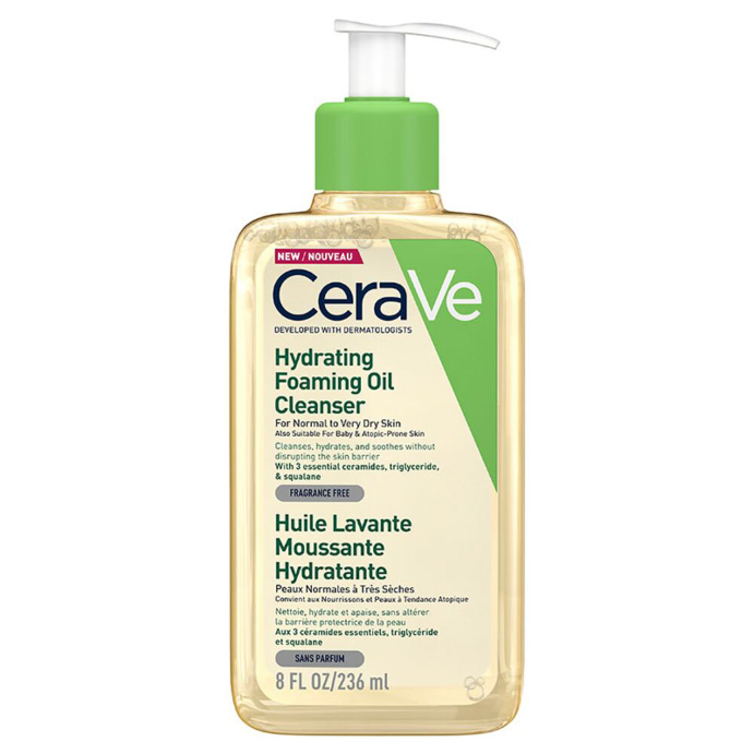 CeraVe Hydrating Foaming Oil Cleanser 236mL