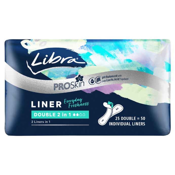 Libra Standard Liner Double 2in1 25 Pack