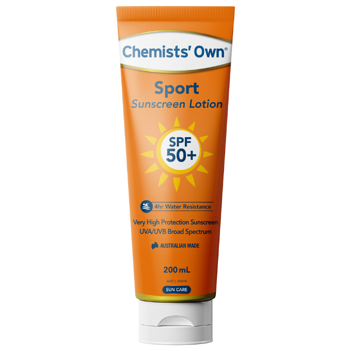 Chemists' Own Sunscreen Lotion Sport SPF50+ 200mL