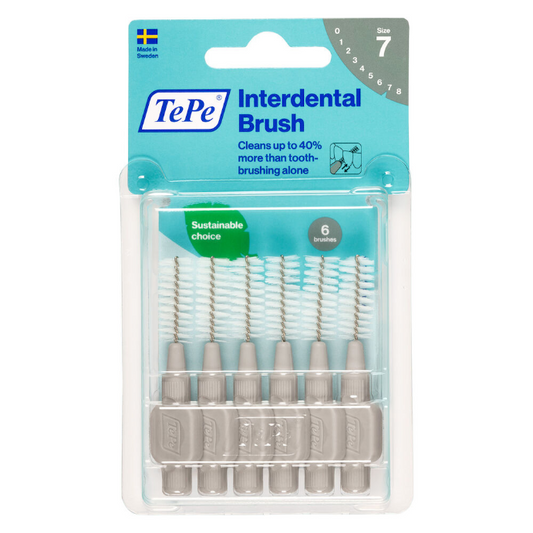 TEPE Interdental Brush Original Grey Pack (ISO 7) 6 Pack