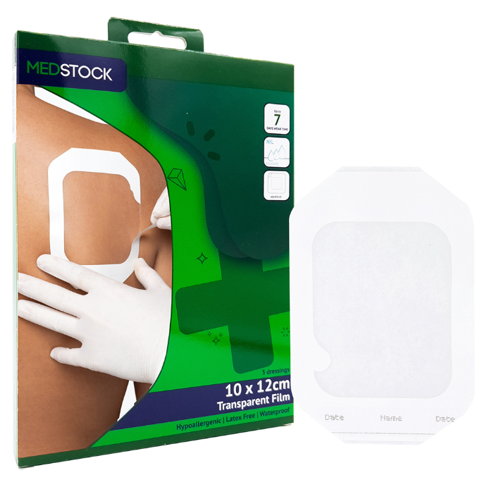 Medstock Transparent Film Film 10cm x 12cm 3 Pack