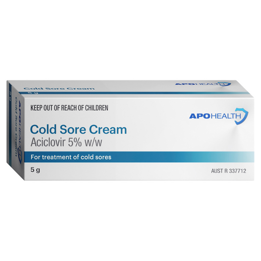APO HEALTH Cold Sore Cream 5g