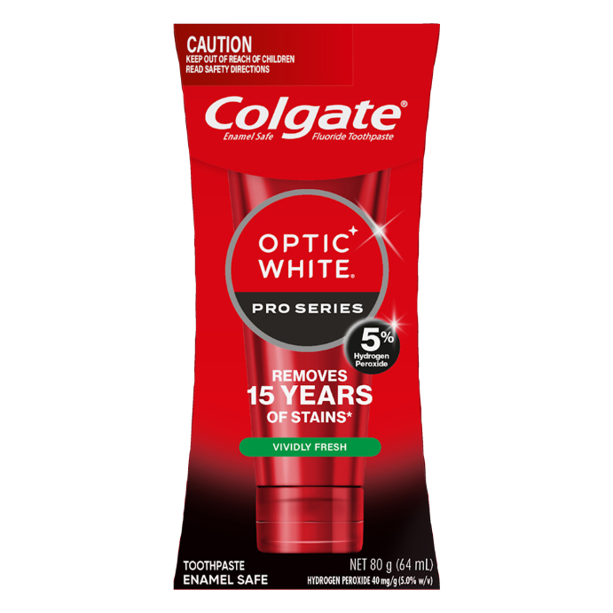 Colgate Optic White Pro Series Vividly Fresh Teeth Whitening Toothpaste 80g