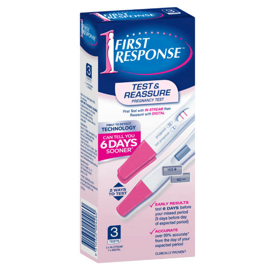 First Response Test & Reassure Pregnancy Test 3 Pack