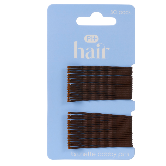 Pharmacy Health Blending Bobby Pins Brunette 30 Pack