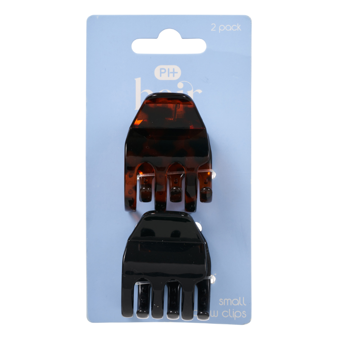 Pharmacy Health Small Claw Clips Mixed 2 Pack