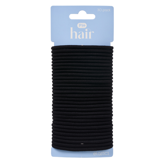Pharmacy Health Elastics Thick Black 30 Pack
