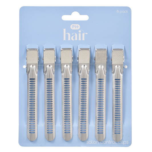 Pharmacy Health Salon Control Clips 6 Pack