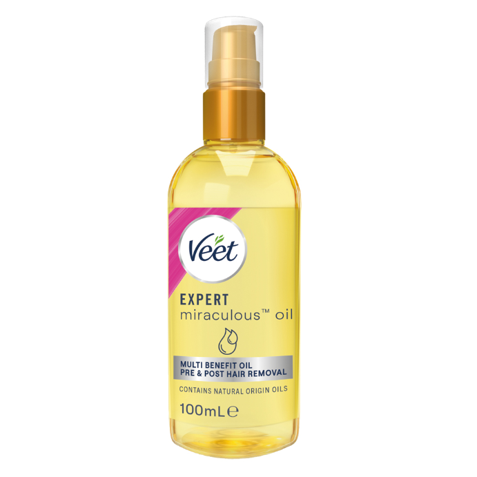 Veet Expert Miraculous Oil for Pre and Post Hair Removal 100mL