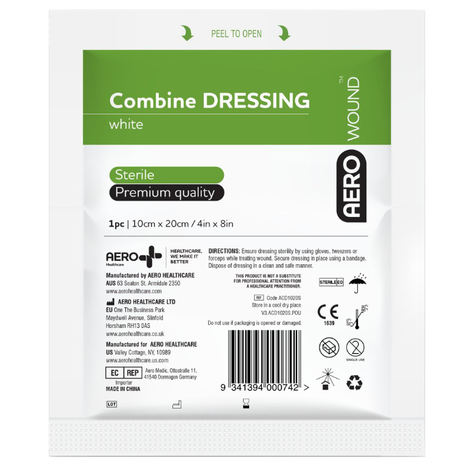 AERO Combine Dressing 10 x 20cm