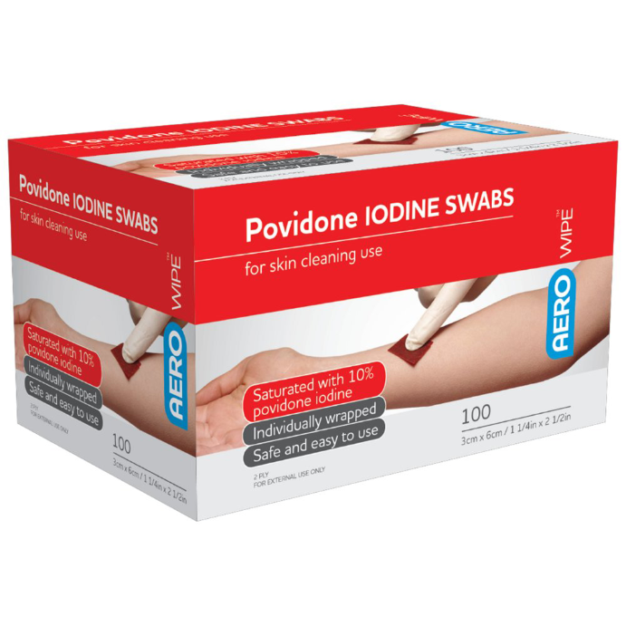AERO Povidone Iodine Swabs