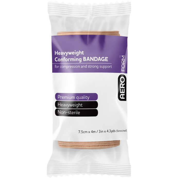 AERO Heavyweight Conforming Bandage 7.5cm x 4m 1 Roll