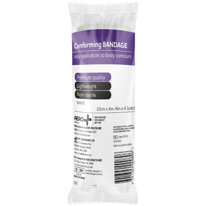 AERO Conforming Bandage 10cm x 4m 1 Roll