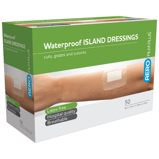 AERO Film Plus Waterproof Island Dressing 6cm x 7cm