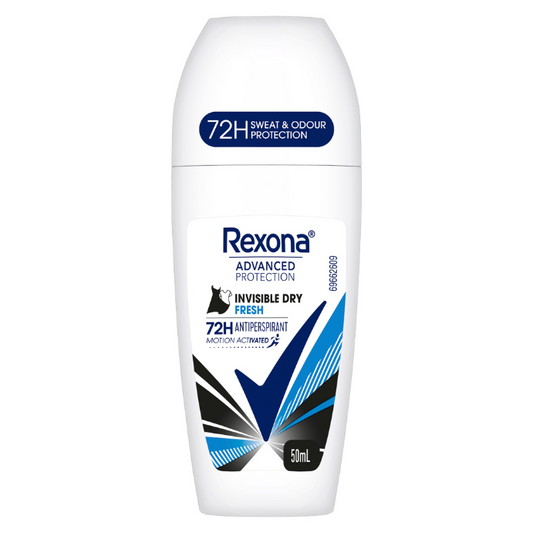 Rexona Advanced Protection 72H Antiperspirant Invisible Dry Fresh 50mL
