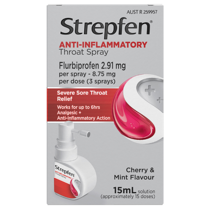STREPFEN Intensive Throat Spray With Anti-Inflammatory Action 15mL
