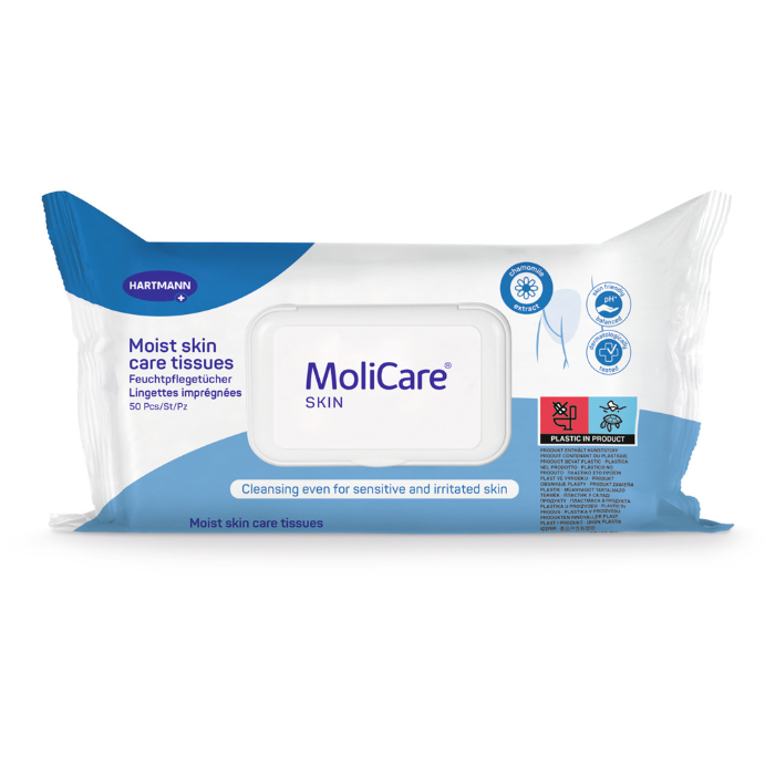 MoliCare Moist Skin Care Tissues 50 Pack