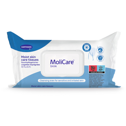 MoliCare Moist Skin Care Tissues 50 Pack