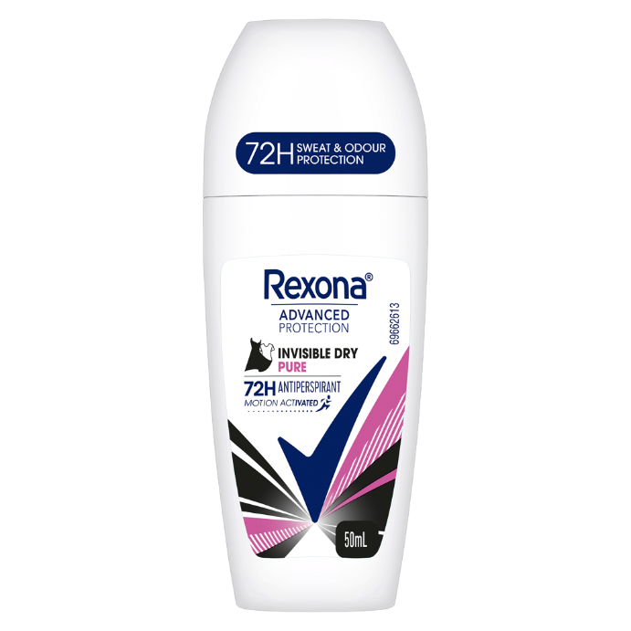Rexona Advanced Protection 72H Antiperspirant Invisible Pure Dry 50mL