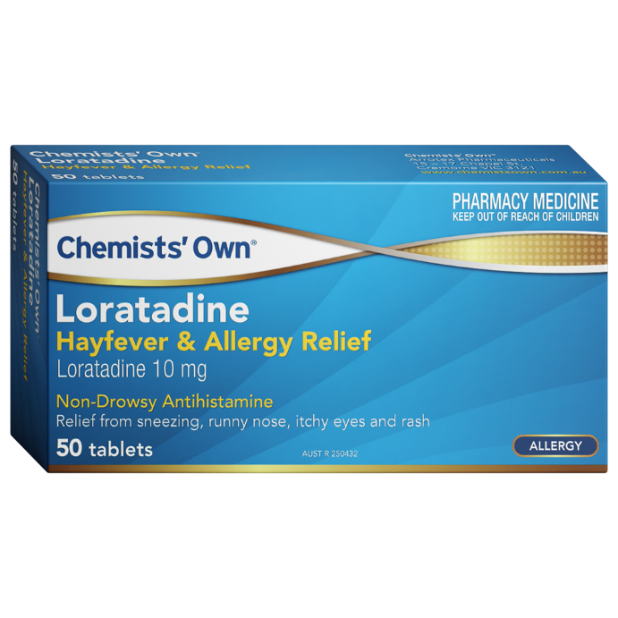 Chemists' Own Loratadine Hayfever & Allergy Relief 10mg 50 Tablets