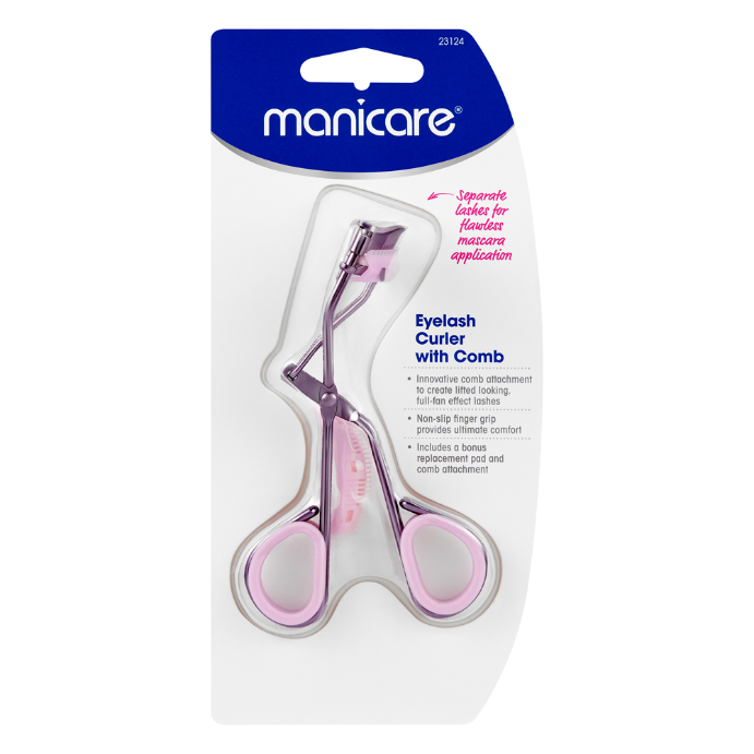 Manicare Eyelash Curler with Comb 1 Pack