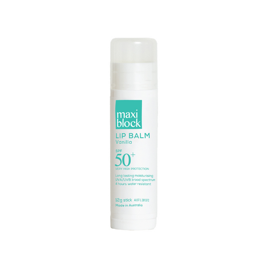 Maxiblock Sun Lip Balm Moisturising SPF 50+ Vanilla 12g
