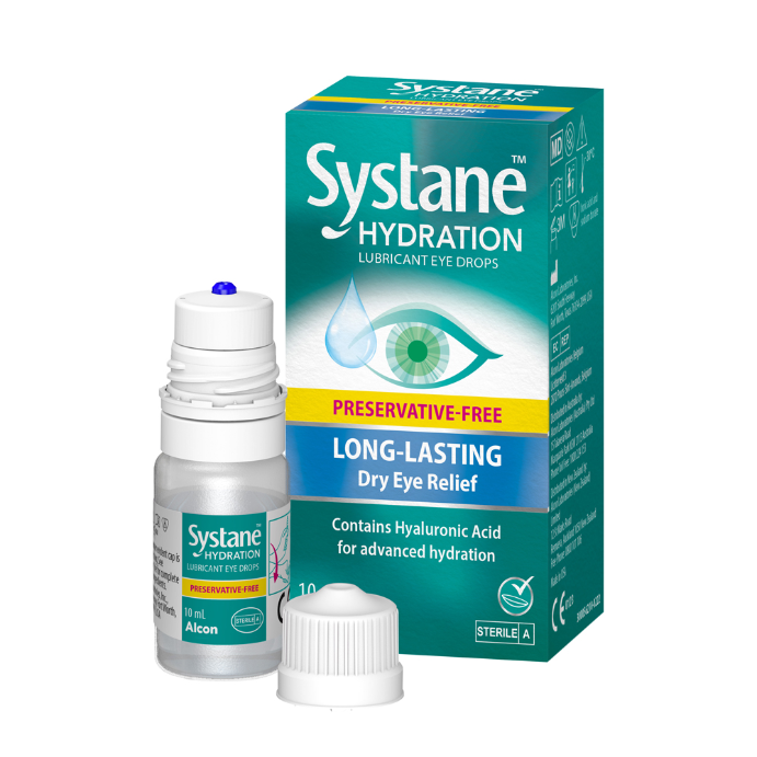Systane Hydration Lubricant Eye Drops Preservative Free 10mL