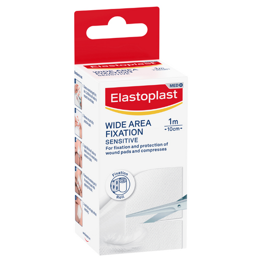 Elastoplast Wide Area Fixation Tape 1m x 10cm 1 Roll