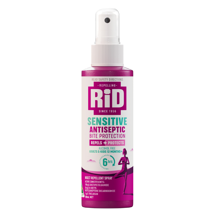 RID Sensitive Antiseptic Bite Protection Spray 100mL