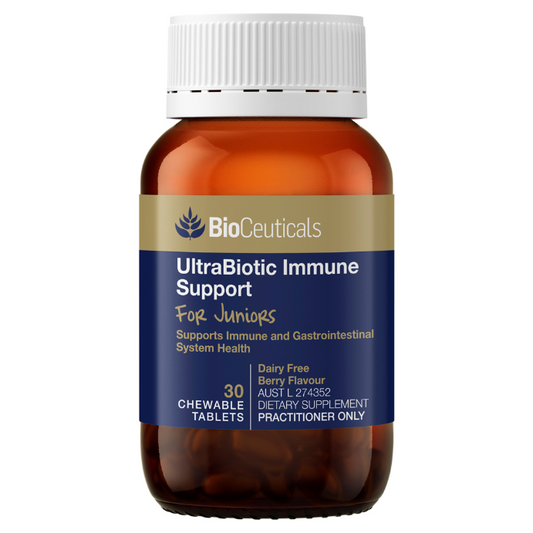 BIOCEUTICALS UltraBiotic Immune Support For Juniors 30 Tablets