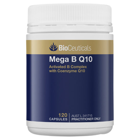 BIOCEUTICALS Mega B Q10 120 Capsules
