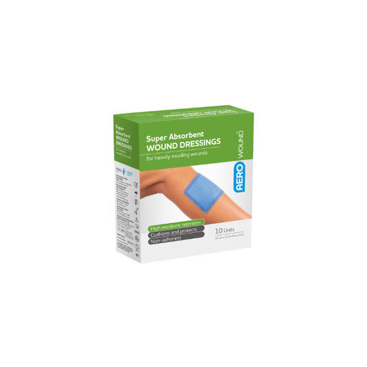 AERO Super Absorbent Dressing 10cm x 10cm
