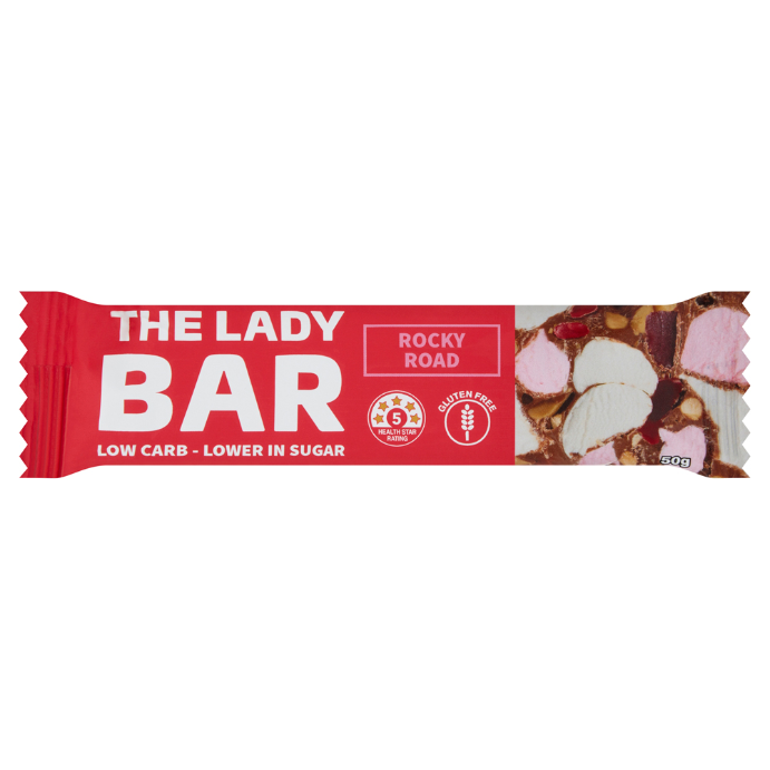 THE LADY BAR Rocky Road 50g