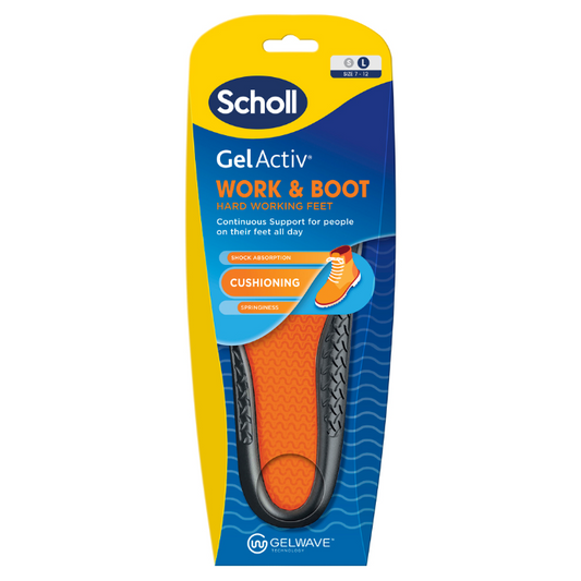 Scholl GelActiv® Insole Work & Boot Large 1 Pair
