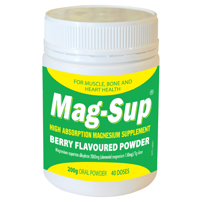 MAG-SUP Oral Powder Berry Flavoured Powder 200g