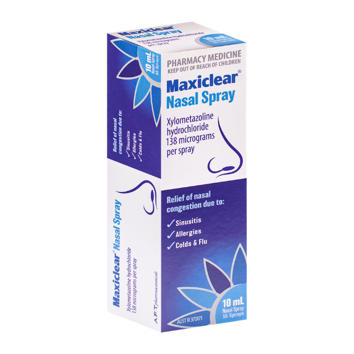 MAXICLEAR Xylometazoline Nasal Spray 10mL