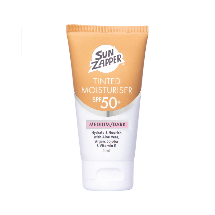 SUN ZAPPER Tinted Moisturiser SPF 50+ Medium Dark