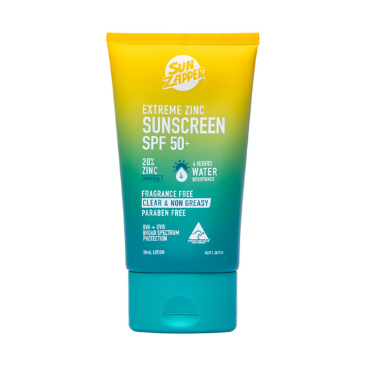 SUN ZAPPER Extreme Zinc Sunscreen Lotion SPF 50+ 90mL