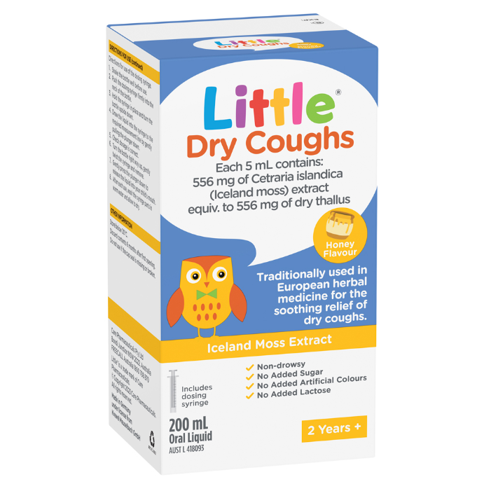 Little Coughs Dry Coughs Honey Flavour 200mL