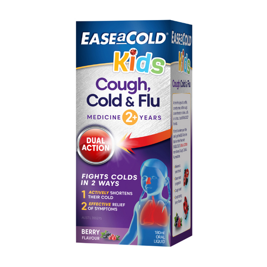 Ease A Cold Kids Cough, Cold & Flu Berry Flavour 180mL