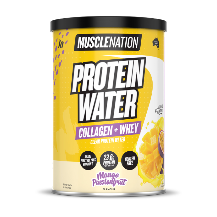 Muscle Nation Protein Water Mango Passionfruit Flavour 300g