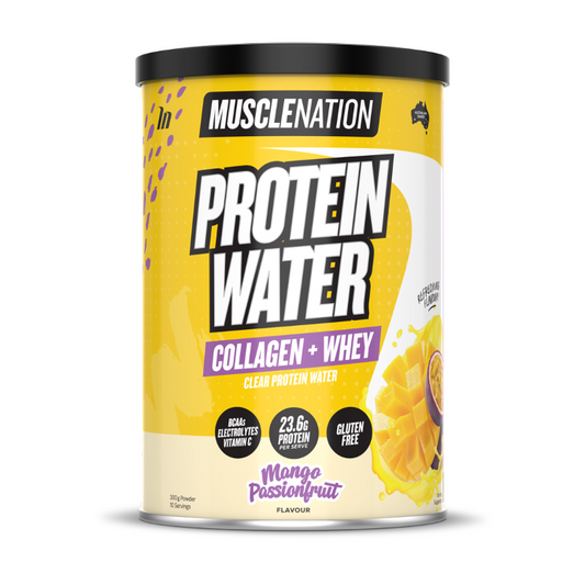Muscle Nation Protein Water Mango Passionfruit Flavour 300g