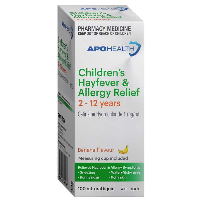 APO HEALTH Children's Hayfever Allergy Relief Syrup 100mL