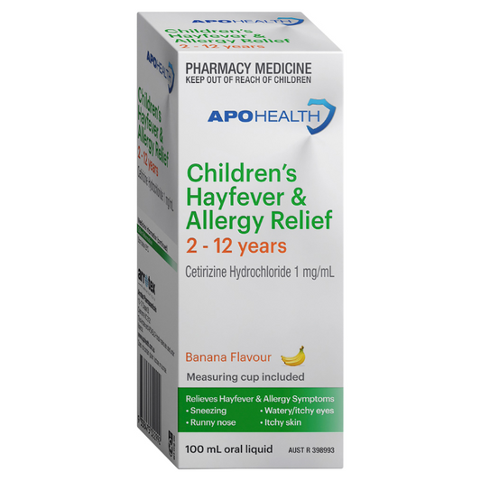 APO HEALTH Children's Hayfever Allergy Relief Syrup 100mL